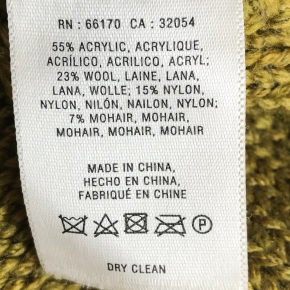 ANTHROPOLOGIE Angel of the North Turtleneck Cowl Neck Sweater Olive Green Brown. - Picture 13 of 15